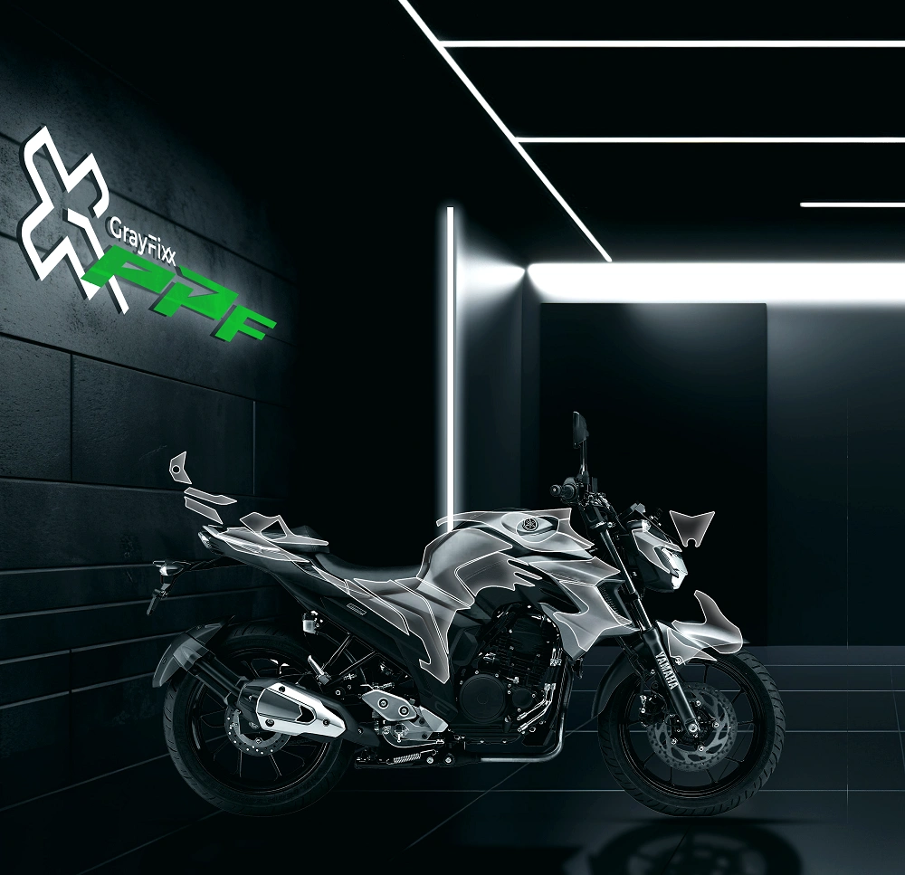 Pre Cut PPF For FZ 250 | 7.5 Mil Clear Gloss TPU Paint Protection Film | FZ 250 PPF